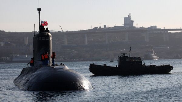Подморница Уст Камчатск у главној бази Пацифичке флоте Русије - Sputnik Србија