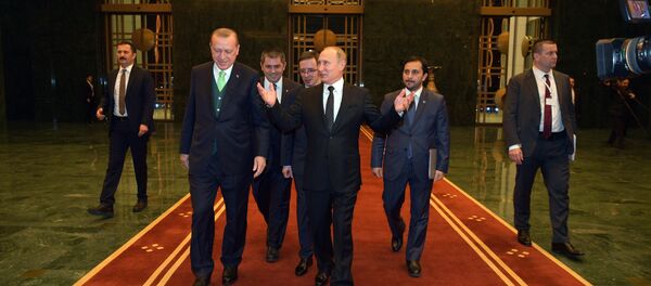 Vladimir Putin i Redžep Tajip Erdogan - Sputnik Srbija