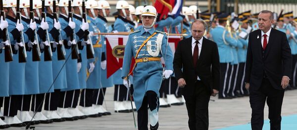 Председник Русије Владимир Путин и председник Турске Реџеп Тајип Ердоган - Sputnik Србија