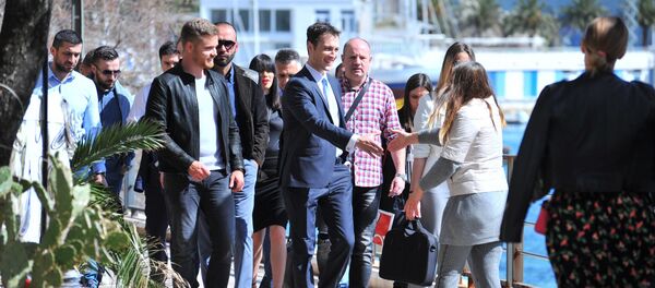 Марко Милачић у Хецерг Новом, 03.04.2018 - Sputnik Србија