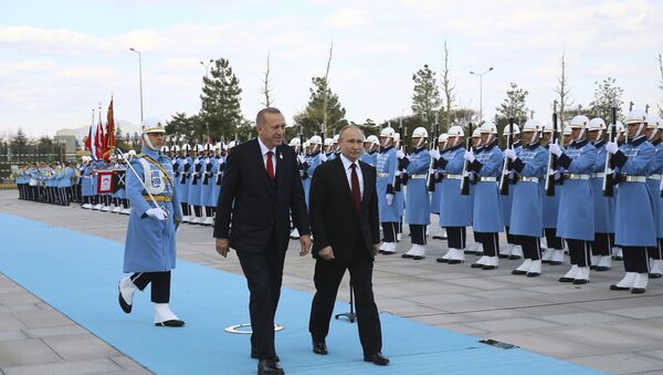 Vladimir Putin i Redžep Tajip Erdogan - Sputnik Srbija