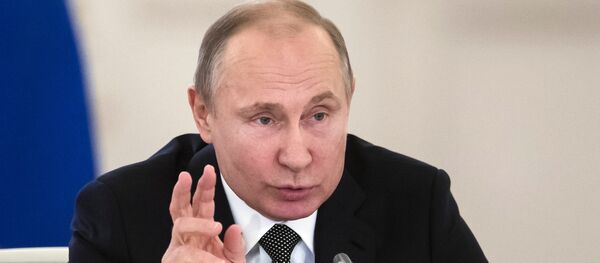 Председник Русије Владимир Путин на састанку Државног савета у Кремљу - Sputnik Србија