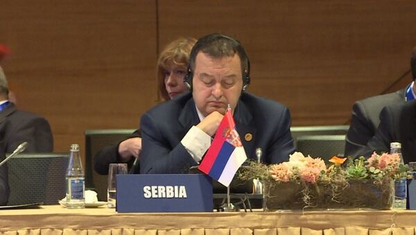 Minstar spoljnih poslova Srbije Ivica Dačić na Ministarskoj konferenciji Pokreta nesvrstanih zemalja u Bakuu, Azerbejdžan - Sputnik Srbija