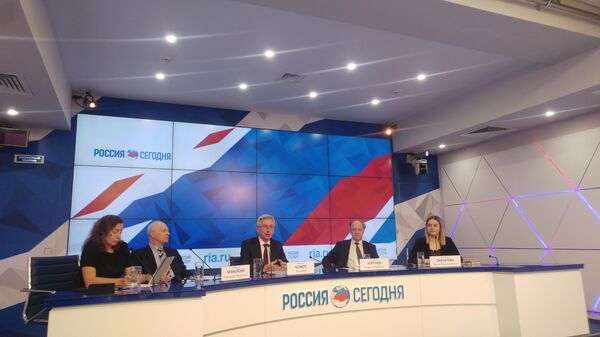 Учесници округлог стола у Москви Учесници округлог стола у Москви - Sputnik Србија