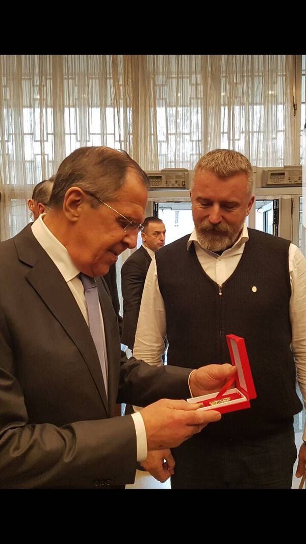 Đukić sa ministrom spoljnih poslova Rusije Sergejom Lavrovom Đukić sa ministrom spoljnih poslova Rusije Sergejom Lavrovom - Sputnik Srbija