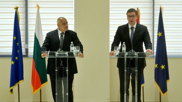 Bojko Borisov i Aleksandar Vučić - Sputnik Srbija