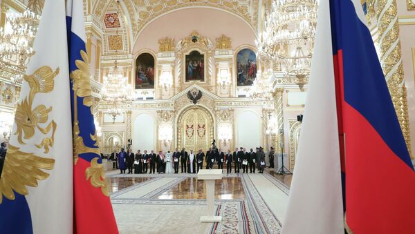 Амбасадори у Русији на церемонији уручивања акредитива - Sputnik Србија