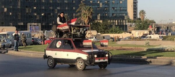 Дамаск после напада на Сирију Дамаск после напада на Сирију - Sputnik Србија