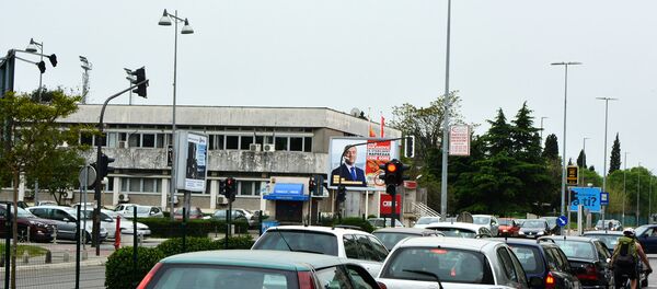 Jedna od glavnih raskrsnica u Podgorici. - Sputnik Srbija