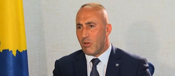 Рамуш Харадинај у интервјуу са Миломиром Марићем Рамуш Харадинај у интервјуу са Миломиром Марићем - Sputnik Србија