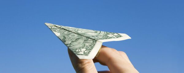 Origami avion od novčanice dolara Origami avion od novčanice dolara - Sputnik Srbija