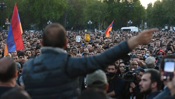 Протести у Јеревану - Sputnik Србија