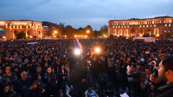Протести у Јеревану - Sputnik Србија