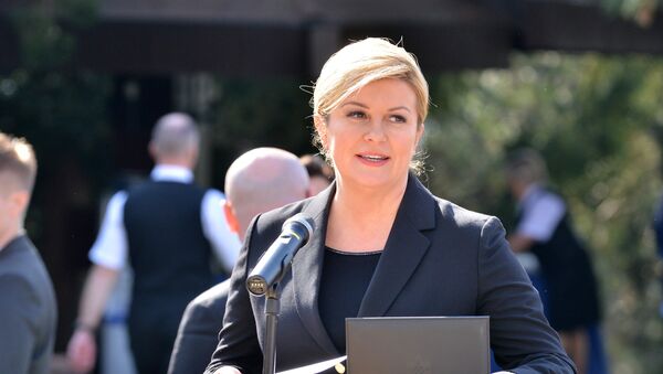Predsednica Hrvatske Kolinda Grabar Kitarović  - Sputnik Srbija