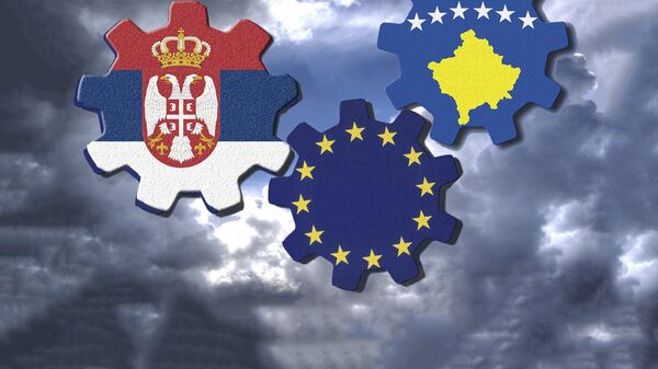 Србија, непризнато Косово и ЕУ - илустрација - Sputnik Србија