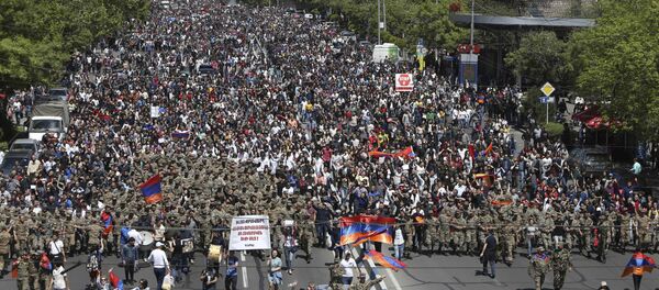Протести у Јерменији против премијера Сержа Саргсјана - Sputnik Србија