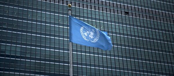 Застава УН у Њујорку Застава УН у Њујорку - Sputnik Србија