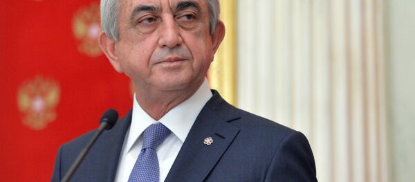 Premijer Jermenije Serž Sargasjan - Sputnik Srbija