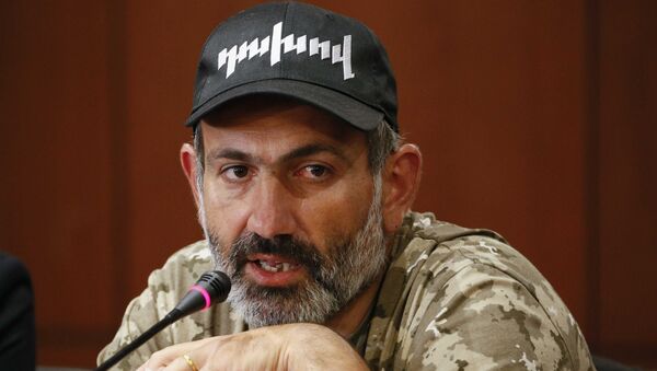 Никол Пашињан, лидер опозиције у Јерменији - Sputnik Србија