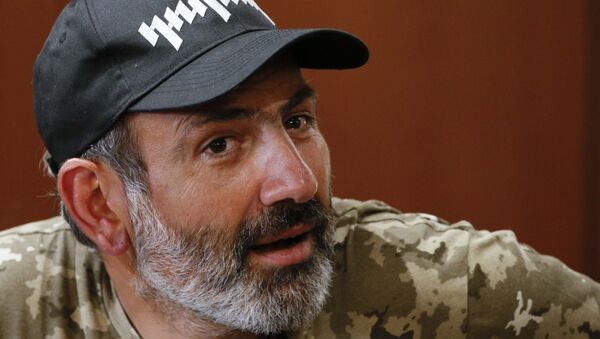 Nikol Pašinjan, lider opozicije u Jermeniji - Sputnik Srbija