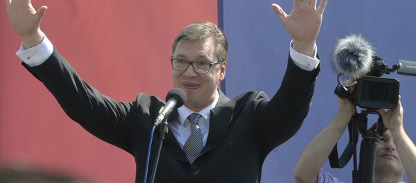 Председник Србије Александар Вучић у Нишу - Sputnik Србија