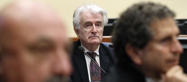 Радован Караџић у хашкој судници Радован Караџић у хашкој судници - Sputnik Србија