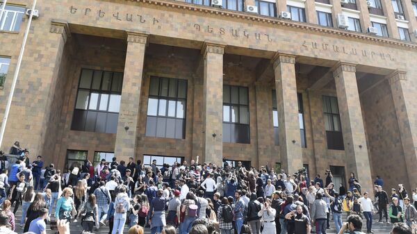 Protesti opozicije u Jerevanu - Sputnik Srbija