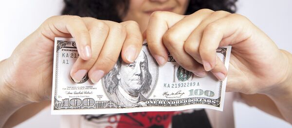 Цепање долара - илустрација Цепање долара - илустрација - Sputnik Србија