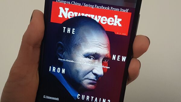 Vladimir Putin na naslovnici Njuzvika - Sputnik Srbija