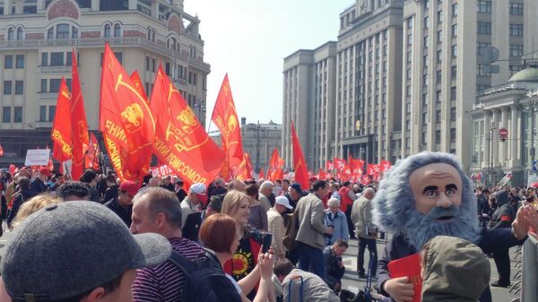 KPRF obeležava Prvi maj u Moskvi KPRF obeležava Prvi maj u Moskvi - Sputnik Srbija