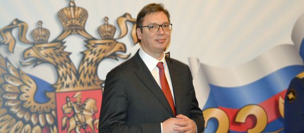 Председник Србије Александар Вучић Председник Србије Александар Вучић - Sputnik Србија