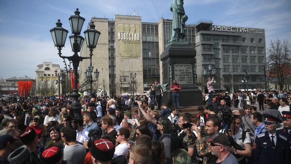 Protesti u Moskvi - Sputnik Srbija