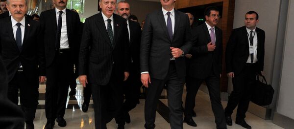 Vučić i Erdogan na Poslovnom forumu - Sputnik Srbija