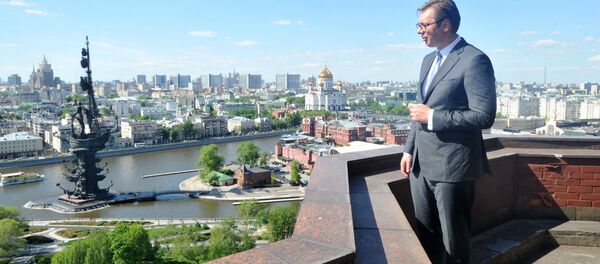 Aleksandar Vućić u Moskvi - Sputnik Srbija