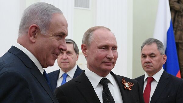 Састанак Председника Русије Владимира Путина са премијером Израела Бењамином Нетанијахуом - Sputnik Србија
