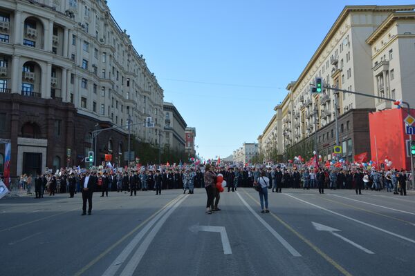 Акција Бесмртни пук у Москви, Русија Акција Бесмртни пук у Москви, Русија - Sputnik Србија