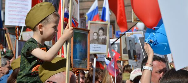 Akcija Besmrtni puk u Moskvi, Rusija - Sputnik Srbija
