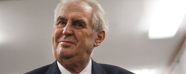 Председник Чешке Милош Земан - Sputnik Србија