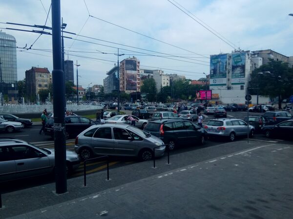 На Славији само фонтана ради  - Sputnik Србија