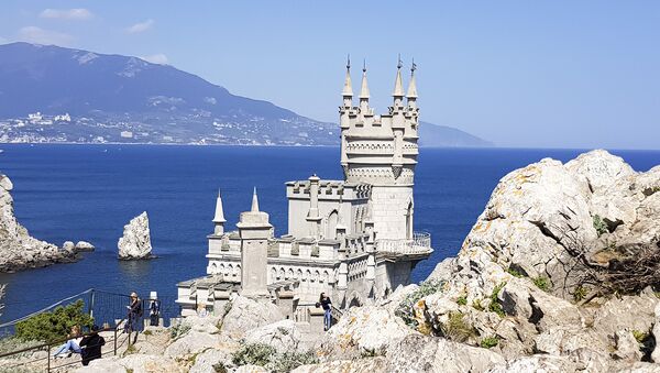 Zamak Lastavičje gnezdo na Krimu - Sputnik Srbija