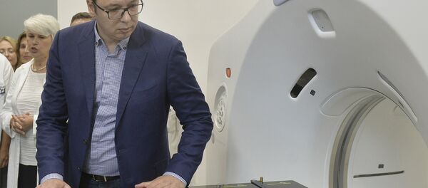 Александар Вучић на Институту за онкологију - Sputnik Србија