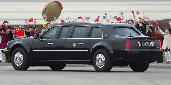 Аутомобил Доналда Трамп Аутомобил Доналда Трамп - Sputnik Србија