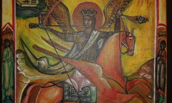 Вуковићев израз критичари пореде са радом руских иконописаца у периоду између 12. и 18. века, јер не води много рачуна о пропорцијама. Вуковићев израз критичари пореде са радом руских иконописаца у периоду између 12. и 18. века, јер не води много рачуна о пропорцијама. - Sputnik Србија