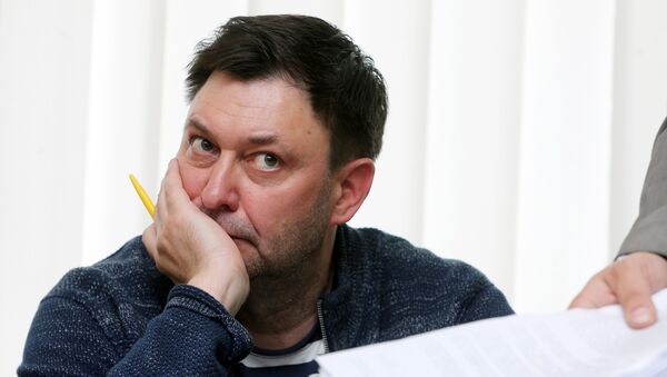 Новинар Кирил Вишински на саслушању пред судом у Херсону - Sputnik Србија