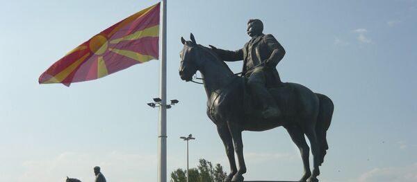 Spomenik Goca Delčeva u Skoplju, Makedonija Spomenik Goca Delčeva u Skoplju, Makedonija - Sputnik Srbija