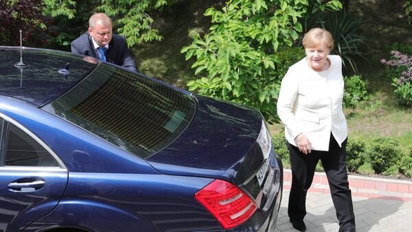 Anglea Merkel i Vladimir Putin - Sputnik Srbija