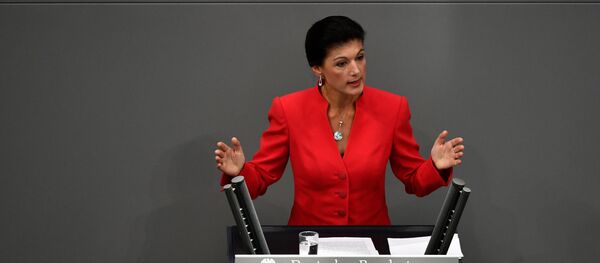 Лидер немачке Левице Сара Вагенкнехт - Sputnik Србија