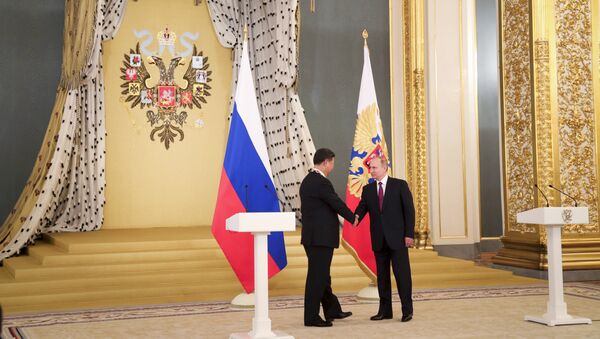 Председник Русије Владимир Путин и председник Кине Си Ђинпинг - Sputnik Србија