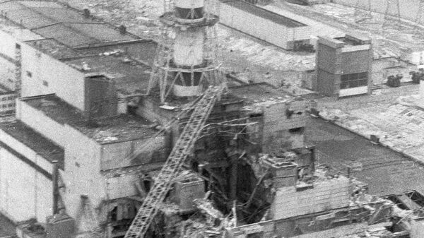 Чернобиљска нуклеарна електрана — реактор број четири на којем се догодила експлозија. - Sputnik Србија