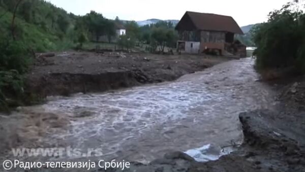 Набујала река у Куршумлији - Sputnik Србија